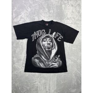 Vintage Tu Pac T-shirt Men's Sz L Pro-tag Made In USA Thug Life